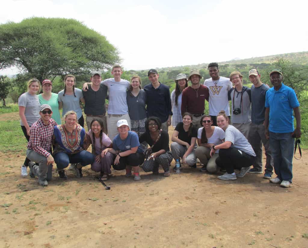 Student tour in Tanzania