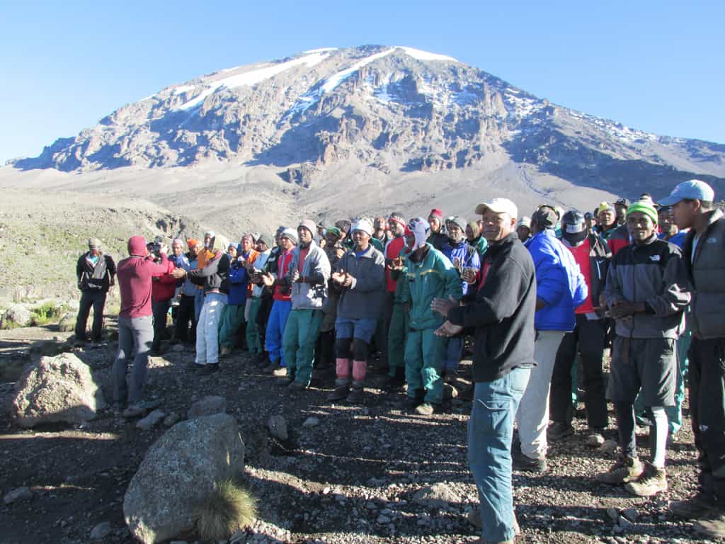 Kilimanjaro student hiking